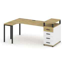 Стол эргономичный Concept CN.SA-406 Металл черный